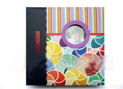 Wholesale paper cover welded bound plush children photo album
