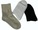 Wholesale Delicate design half terry cotton sock for boys year 6-8