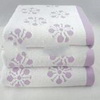 Wholesale 100% Cotton rectangle Jacquard yarn dyed  bath towel for home use