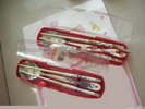 Wholesale stainless steel dinnerware sets chopsticks and soup ladle