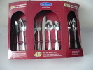 Wholesale perfect gift choice stainless steel cutlery set camping dinnerware with customized design
