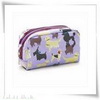 light purple color small animals printed cosmetic makeup bag