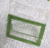 Wholesale simple fashion style clear pvc makeup bag