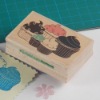 Wholesale new style novelty wooden rubber stamp toys gifts for school children