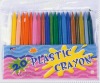 Wholesale 20-colors plastic crayon set