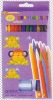 Wholesale 12 colors plastic crayon