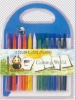 Wholesale 12 colors plastic crayon
