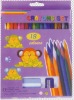 Wholesale 18 colors plastic crayon