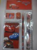 Wholesale 5Pcs Cars Children school supplies Stationery set pencil set