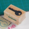 Wholesale new style novelty wooden seal rubber stamp toys gifts for school children