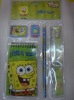 5Pcs Spongbob Children school supplies Stationery set pencil set