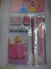 5Pcs Princess Children school supplies Stationery set pencil set