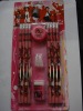 Wholesale Children school supplies High School Musical Stationery set pencil set