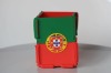 Wholesale Soccer PVC Pencil Vase/Football Team Pencil Container