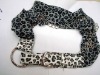 fashion leopard chiffon belt