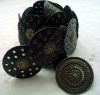 Wholesale lady stud disc hip belt