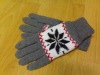 gril jacquard gloves