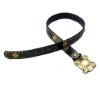 Wholesale Lot of 600 New PU Leather Black Belt Metal Buckle