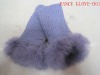 fashionable knitted glove