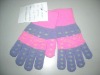 knitted gloves/woven gloves/100%acrylic gloves/new item