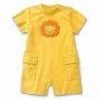 Double pocket baby rompers