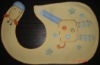 Wholesale 100%cotton embroidered non-disposable baby bib