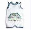 Printed baby pocket rompers