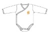 Wholesale 2011 fashion new born baby body