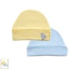 Wholesale Hudson Baby Organic Touched By Nature Caps,2 Pack