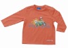 Wholesale baby shirt (hlp2g) with a boy on the motor print