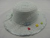 newsboy crochet baby hats/handmade straw baby hat/toddler crochet hats