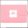 Wholesale 4x6 40 Leather 1-Up brag book-baby pink