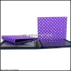 Wholesale 4R 4"X6" 36 fabric covered album-baby pueple color