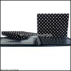Wholesale 4R 4"X6" 36 fabric covered photo album-baby black color