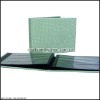 Wholesale 4R 4"X6" 36 fabric photo album-baby green color