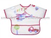 Wholesale short sleeve plastic printing infant bib