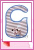 Wholesale TOP quality 100% cotton colorful & cute baby bibs