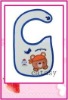 Wholesale TOP quality 100% cotton colorful & cute baby bibs
