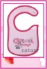 Wholesale TOP quality 100% cotton colorful & cute baby bibs