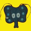 Wholesale cartoon cotton bib (elephant)