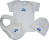 Wholesale 100% cotton interlock fabric baby bibs