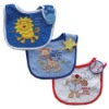 Wholesale 2011 Printed embroidery baby bibs