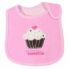 Wholesale 2011 Printed embroidery terry baby bib