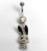 Wholesale Fashion Rabbit Body Jewelry Navel Ring C1718