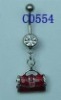 Wholesale body jewelry with bag shape charm
