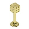 Wholesale gold color dice 316 body jewelry