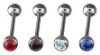 Wholesale Body Piercing Labret with Gem