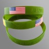 Wholesale 2011 newst design debossed silicone bracelet