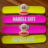 2011hot promotion silicone clap wristband