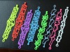 2011 newest pretty hollow silicone bracelet